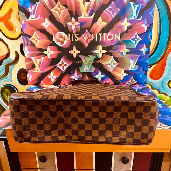 👜👜👜Authentic Louis Vuitton Uzes Tote Bag Damier Ebene - Picture 8 of 15